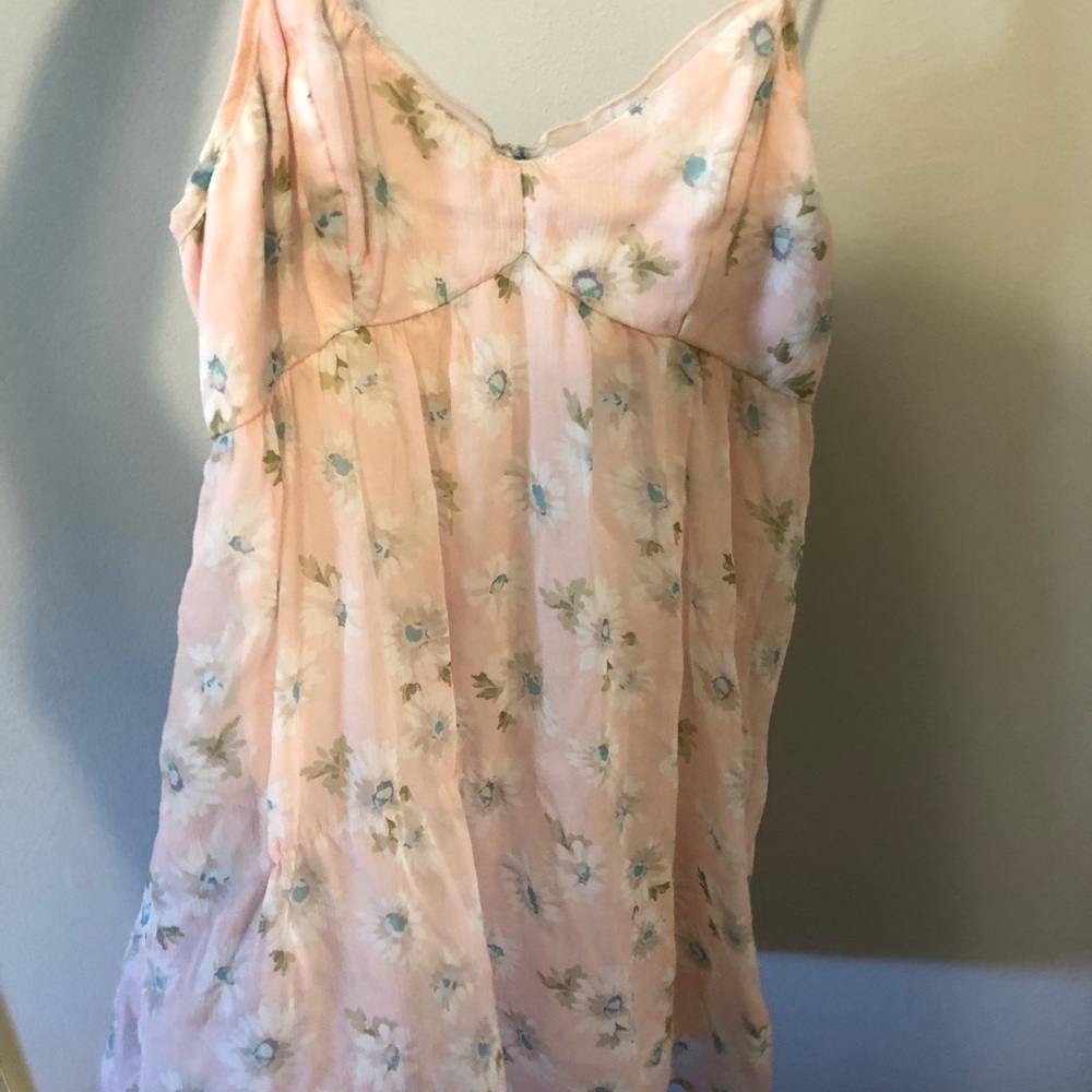 Light Pink and Blue Babydoll dress